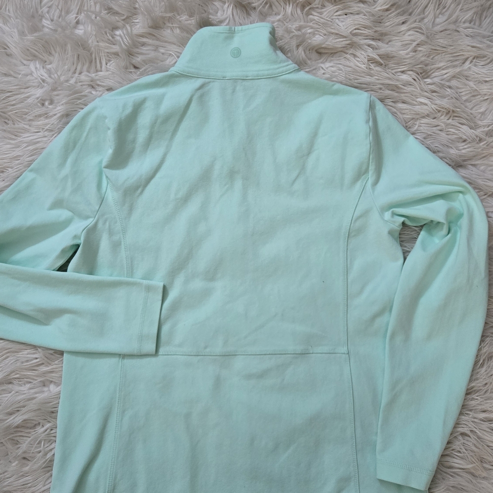 Talbots Light Blue Zip-Up Jacket - Picture 2 of 8